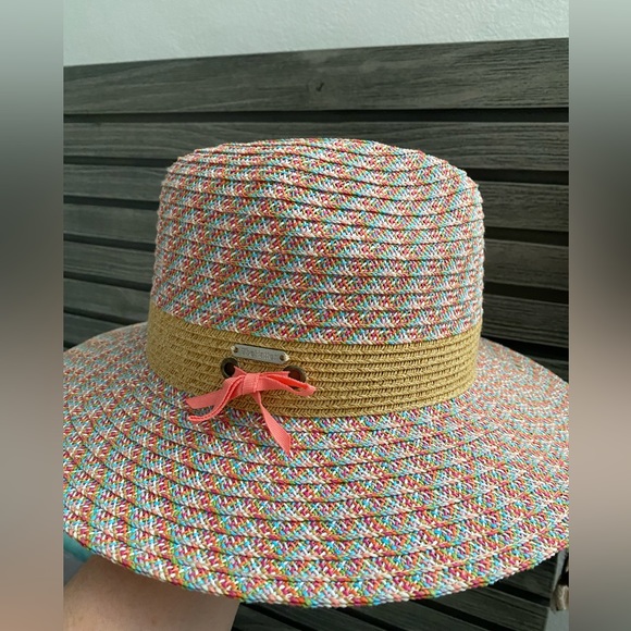 Multicolor straw hat - Picture 2 of 11